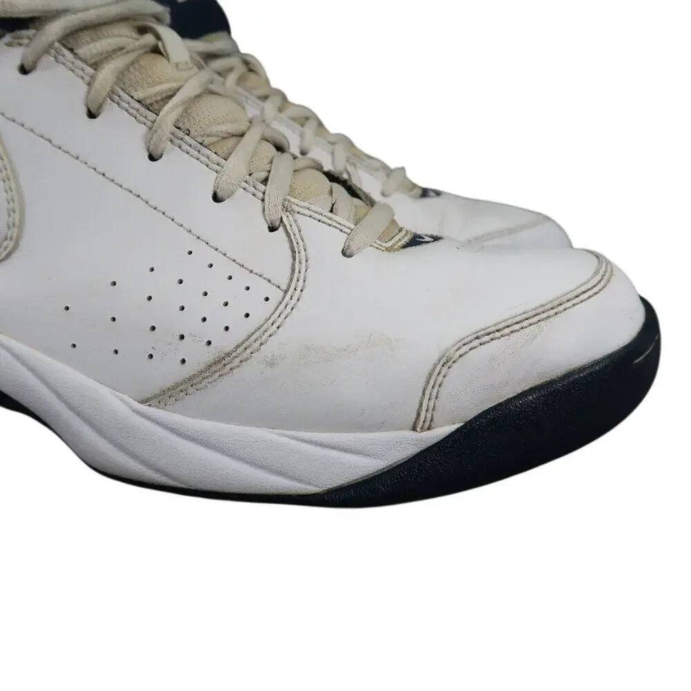 Nike Shoes Mens 9 Athletic Trainers Basketball Sneaker Overplay Mid White Blue